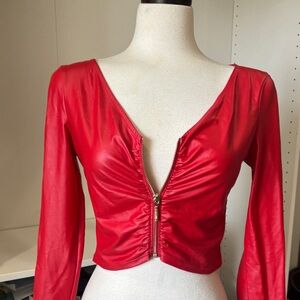 Guess Red Button Down Shirt